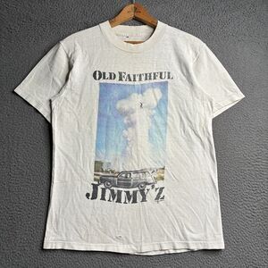 JIMMY’Z Vintage T-Shirt 80's Skate Surf Men’s Medium Thin Old Faithful Graphic